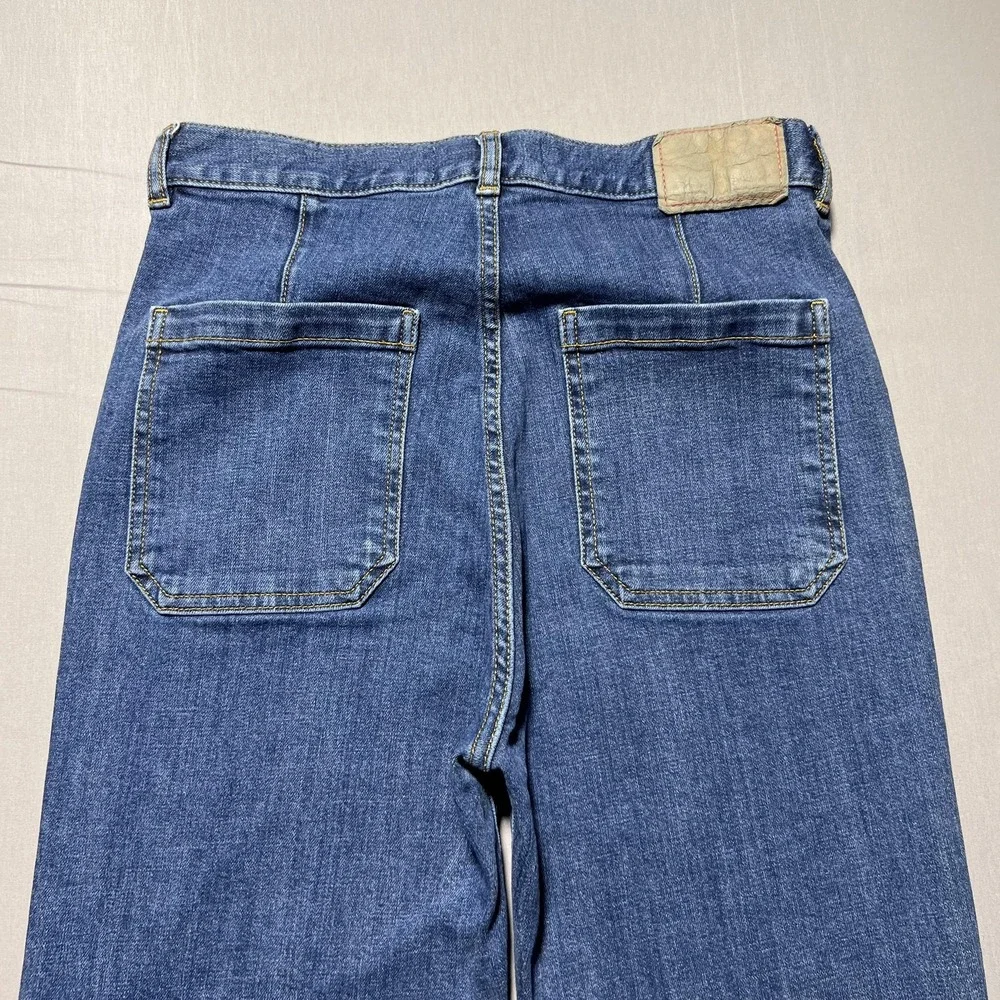 Jeanerica St. Monica Jeans Flare Wide Leg Vintage 95 High Rise SW006 Size 29 - Picture 3 of 16